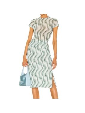 Miaou mini tee/ Moni midi skirt in swerve co-ord two-piece set size xs